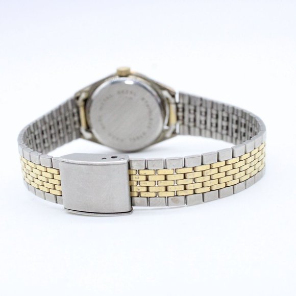 Vintage REMEX Watch Unisex Silver & Gold Tone Stainless Steel White Dial - Picture 7 of 8